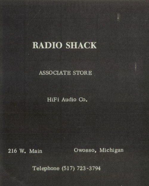 Radio Shack - Owosso Store (newer photo)
